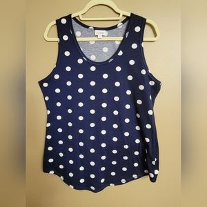 3/$20 Ladies Lularoe XL navy tank top